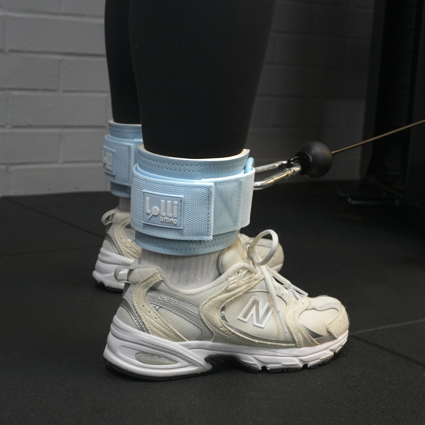 Ankle Straps - Baby Blue